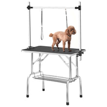 Load image into Gallery viewer, 36" Professional Dog Pet Grooming Table Adjustable Heavy Duty Portable w/Arm &amp; Noose &amp; Mesh Tray
