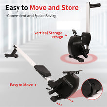 Load image into Gallery viewer, Rowing Machine 264 LBS Weight Capacity Foldable Rower for Home Use with Comfortable Seat Cushion

