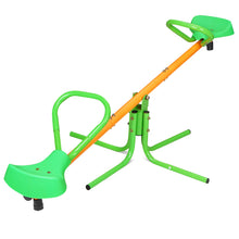 Load image into Gallery viewer, 360 Degree Rotation Outdoor Kids Spinning Seesaw Sit and Spin Teeter Totter Outdoor Playground Equipment Swivel Teeter Totter for Backyard
