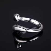 Load image into Gallery viewer, New Fashion Solid Silver Jewellery Sets Necklace+Bracelet+ Ring +1 Pair Earrings
