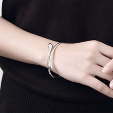 Load image into Gallery viewer, New Fashion Solid Silver Jewellery Sets Necklace+Bracelet+ Ring +1 Pair Earrings
