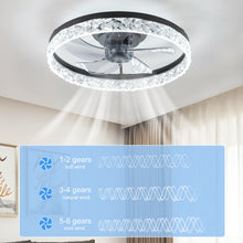 Load image into Gallery viewer, Ceiling Fan with Lights Dimmable LED
