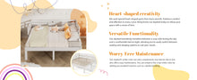 Load image into Gallery viewer, Twin Extending Daybed with Trundle, Wooden Daybed, White
