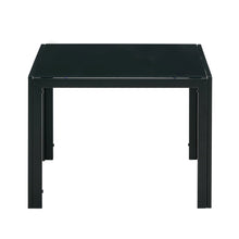 Load image into Gallery viewer, Nesting Coffee Table Set of 2, Square Modern Stacking Table with Tempered Glass Finish for Living Room,Black
