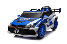 Load image into Gallery viewer, 12V4A 20W*2 one button start, forward and backward, high and low speed, music, front light, power display,  two doors can open, 2.4G R/C, seat belt four wheel absorber KIDS RIDE ON CAR
