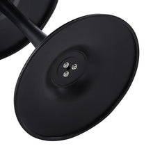 Load image into Gallery viewer, Modern 23.6'' Diameter Solid Metal Base Black Round End Table
