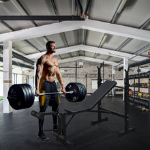 Load image into Gallery viewer, Olympic Weight Bench, Bench Press Set with Squat Rack and Bench for Home Gym Full-Body Workout
