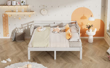 Load image into Gallery viewer, Twin Extending Daybed with Trundle, Wooden Daybed, White
