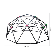 Load image into Gallery viewer, XCF006 Ten sided climbing frame for outdoor playground for age 3+ climber with Colorful Climbing Stones 10ft
