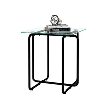 Load image into Gallery viewer, Modern Tempered Glass Coffee Table End Table Side Table for Living Room,bedroom, Transparent
