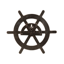 Load image into Gallery viewer, VANORA 20" HOSE HOLDER, Outdoor Shiny Copper Aluminum Ship Wheel Hose Holder
