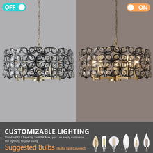 Load image into Gallery viewer, Modern Crystal Chandelier for Living-Room Round Cristal Lamp Luxury Home Decor Light Fixture

