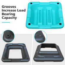 Load image into Gallery viewer, Height-Adjustable Step Aerobics Platform Fitness Equipment Stepper Trainer Exercise Step Platform with 4 Riser Green
