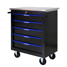Load image into Gallery viewer, 5 DRAWERS MULTIFUNCTIONAL TOOL CART WITH WHEELS-BLACK+BLUE
