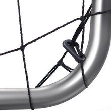 Load image into Gallery viewer, 6.55FT Football Goal with Field Ropes, Galvanized Pipe-Including Two Football-Goal for Kids and Adults,Silver

