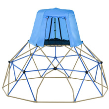 Load image into Gallery viewer, Kids Climbing Dome with Canopy and Playmat - 10 ft Jungle Gym Geometric Playground Dome Climber Play Center, Rust &amp; UV Resistant Steel Supporting 1000 LBS
