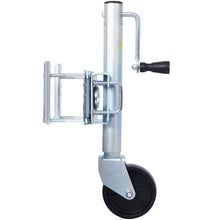 Load image into Gallery viewer, Trailer Jack, Boat Trailer Jack 32.8 in, Bolt-on Trailer Tongue Jack Weight Capacity 1000 lb, with PP Wheels and Handle for Lifting RV Trailer, Horse Trailer, Utility Trailer, Yacht Trailer
