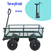 Load image into Gallery viewer, Wagon Cart Garden cart trucks make it easier to transport firewood (green)
