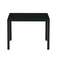 Load image into Gallery viewer, Coffee Table Set of 2, Square Modern Table with Tempered Glass Finish for Living Room,Black
