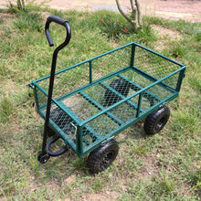 Load image into Gallery viewer, Wagon Cart Garden cart trucks make it easier to transport firewood (green)

