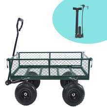Load image into Gallery viewer, Wagon Cart Garden cart trucks make it easier to transport firewood (green)
