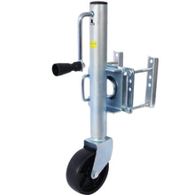 Load image into Gallery viewer, Trailer Jack, Boat Trailer Jack 32.8 in, Bolt-on Trailer Tongue Jack Weight Capacity 1000 lb, with PP Wheels and Handle for Lifting RV Trailer, Horse Trailer, Utility Trailer, Yacht Trailer
