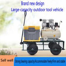 Load image into Gallery viewer, Wagon Cart Garden cart trucks make it easier to transport firewood (green)
