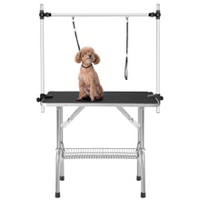 Load image into Gallery viewer, 36" Professional Dog Pet Grooming Table Adjustable Heavy Duty Portable w/Arm &amp; Noose &amp; Mesh Tray
