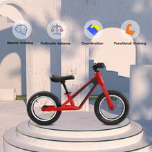 Load image into Gallery viewer, ECARPAT Balance Bike, Magnesium Alloy Frame Toddler Bike,Lightweight Sport Training Bicycle with 12" Rubber pneumatic tires,Adjustable Seat for Kids Ages 1-5 Years Old.
