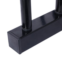 Load image into Gallery viewer, 3 Bikes Floor Bike Stand, Bike Parking Rack Garage Bike Storage Stand Indoor/Outdoor 22-28" Wheel Stand, Max. Tire Width 2.15",black painted
