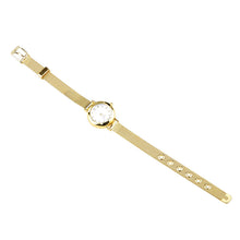 Load image into Gallery viewer, Fashion Womens Golden Small Round Dial Bracelet Lady Quartz Analog Wrist Watch
