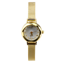 Load image into Gallery viewer, Fashion Womens Golden Small Round Dial Bracelet Lady Quartz Analog Wrist Watch
