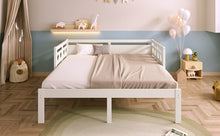 Load image into Gallery viewer, Twin Extending Daybed with Trundle, Wooden Daybed, White

