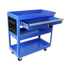 Load image into Gallery viewer, Rolling Tool Cart, Premium 1-Drawer Utility Cart, Heavy Duty Industrial Storage Organizer Mechanic Service Cart with Wheels and Locking System

