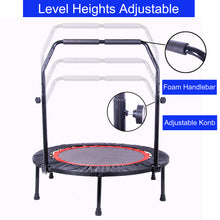 Load image into Gallery viewer, 40 Inch Mini Exercise Trampoline for Adults or Kids  Indoor Fitness Rebounder Trampoline with Safety Pad  Max. Load 300LBS
