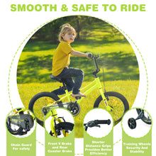 Load image into Gallery viewer, ZUKKA Kids Bike,16 Inch Kids' Bicycle with Training Wheels for Boys Age 4-7 Years,Multiple Colors
