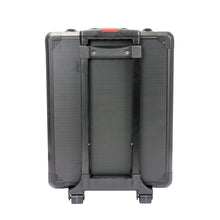 Load image into Gallery viewer, Black Hand Tool Box with 4 Layers of Toolset and Wheels
