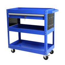 Load image into Gallery viewer, Rolling Tool Cart, Premium 1-Drawer Utility Cart, Heavy Duty Industrial Storage Organizer Mechanic Service Cart with Wheels and Locking System
