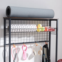 Load image into Gallery viewer, Garage Sports Equipment Organizer System Ball Gear Basketball Racks for Balls, Ball Holder with Baskets, Indoor/Outdoor Kids Toys Storage Organizer
