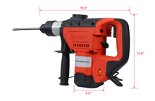 Load image into Gallery viewer, Rotary Hammer 1100W(Red + Black) 1-1/2"  SDS Plus Rotary Hammer Drill 3 Functions
