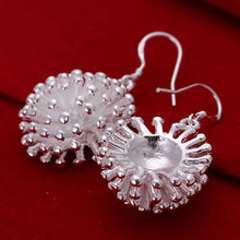 Load image into Gallery viewer, New 925 Sterling Silver Plated Earring Ring Open Bracelet Necklace Jewelry Set
