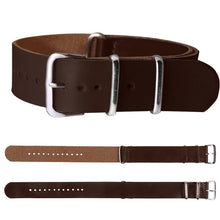 Load image into Gallery viewer, 18mm/20mm/22mm PU Leather Wrist Watch Band Strap Mens Stainless Steel Pin Buckle
