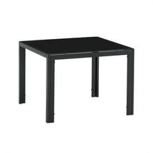 Load image into Gallery viewer, Coffee Table Set of 2, Square Modern Table with Tempered Glass Finish for Living Room,Black
