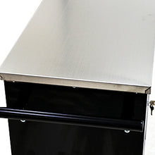Load image into Gallery viewer, 7 DRAWERS MULTIFUNCTIONAL TOOL CART WITH WHEELS-BLACK+BLUE

