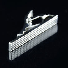 Load image into Gallery viewer, Fashion Men Metal Silver Simple Necktie Tie Bar Clasp Clip Clamp Short Mini Pin

