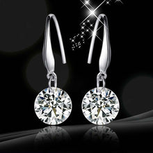 Load image into Gallery viewer, Fashion 925 Sterling Silver Women Crystal Rhinestone Ear Stud Earring Jewelry
