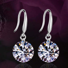 Load image into Gallery viewer, Fashion 925 Sterling Silver Women Crystal Rhinestone Ear Stud Earring Jewelry
