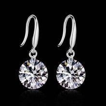 Load image into Gallery viewer, Fashion 925 Sterling Silver Women Crystal Rhinestone Ear Stud Earring Jewelry
