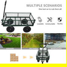 Load image into Gallery viewer, Wagon Cart Garden cart trucks make it easier to transport firewood (green)
