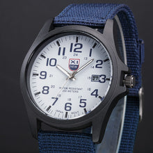 Load image into Gallery viewer, Fashion Mens Date Military Stainless Steel Analog Quartz Army Sports Wrist Watch
